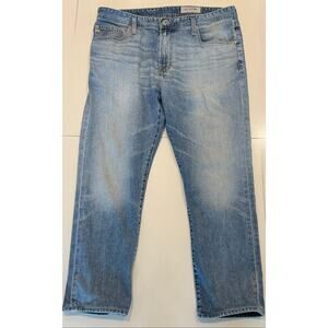 AG Adriano Goldschmied Men's Everett Slim Straight Jeans Light Wash Size 36